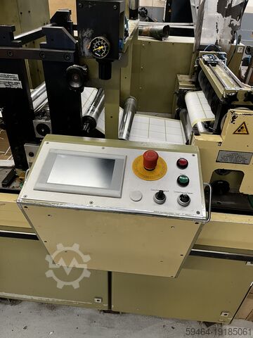3-color label printing machine Arsoma EM 410
