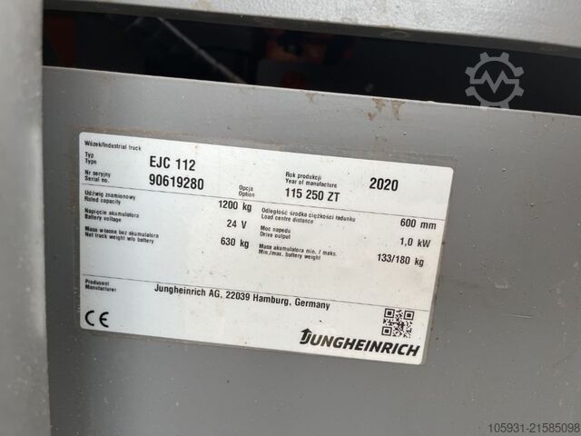 Deichselstapler Jungheinrich EJC112