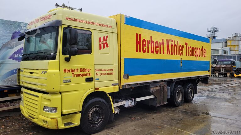 LKW mit Getränkeaufbau DAF 105.460 6x2 Lift Retarder Keppler LBW