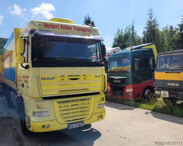 LKW mit Getränkeaufbau DAF 105.460 6x2 Lift Retarder Keppler LBW