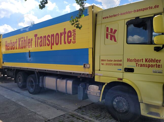 LKW mit Getränkeaufbau DAF 105.460 6x2 Lift Retarder Keppler LBW