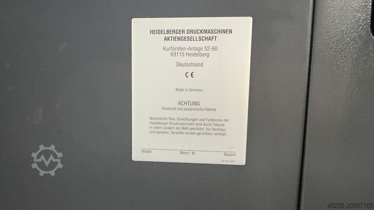 SHEETFED OFFSET Heidelberg SPEEDMASTER SM 52-5 SE