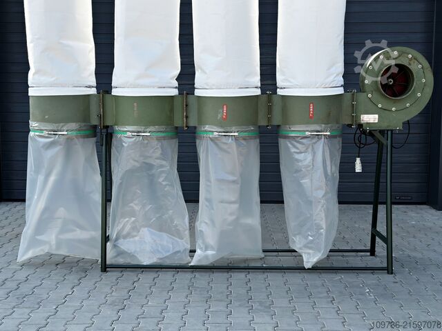 CORAL Späneabsaugung, 4-sack, 4,0 kW CORAL 