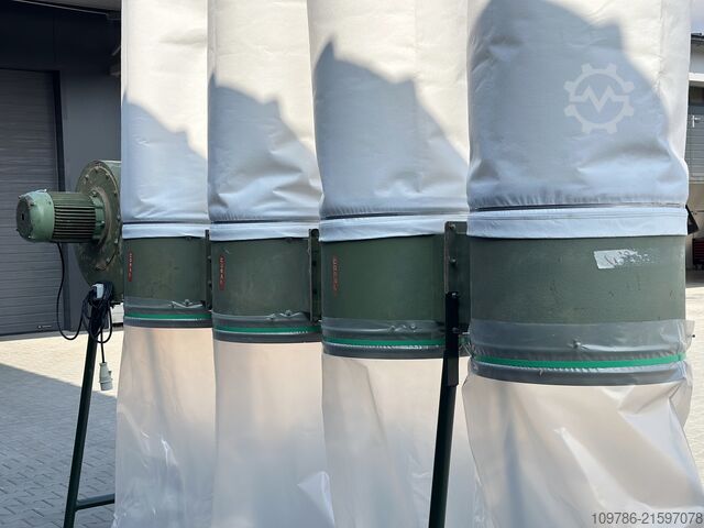 CORAL Späneabsaugung, 4-sack, 4,0 kW CORAL 