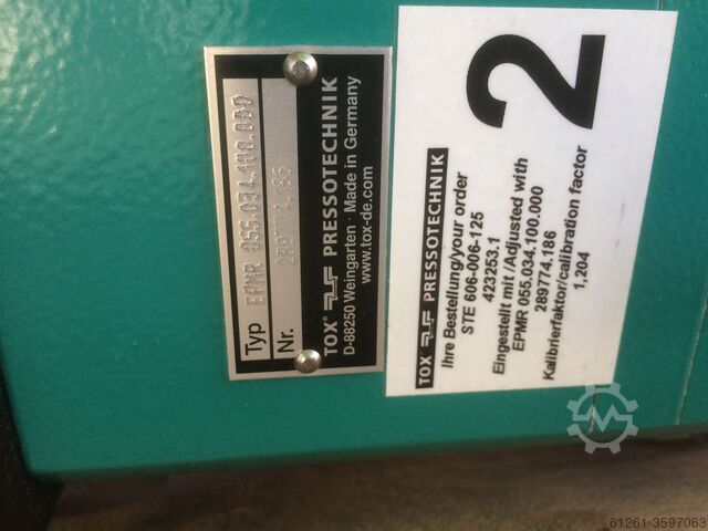 Clinch Einheit mit EPMR-Antrieb Tox Pressotechnik STE 606-006-125