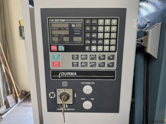 Hydraulic guillotine shear Durma SBF 3006