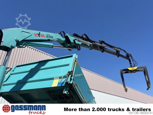 Kipper LKW MAN TGM 18.290 4X2 BL mit Kran Hyva HB 150C