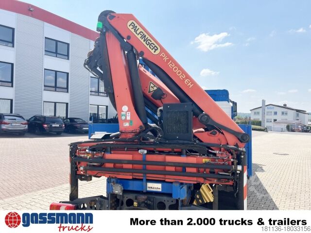 Flatbed truck Mercedes-Benz Antos 1836 L 4x2, Glastransporter, Heckkran
