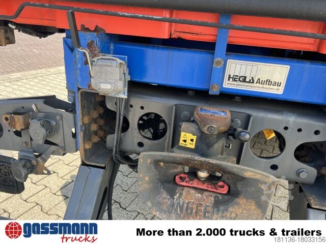 Flatbed truck Mercedes-Benz Antos 1836 L 4x2, Glastransporter, Heckkran