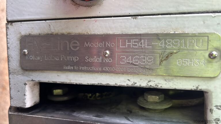 Drehkolbenpumpe PPM Rotary Lobe Pump LH84L - 4981 PU