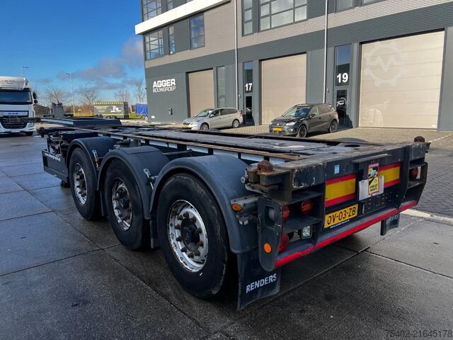 Container transport Renders F08FJ3HWSA Euro 800 3DFCST / Container Chassis ...