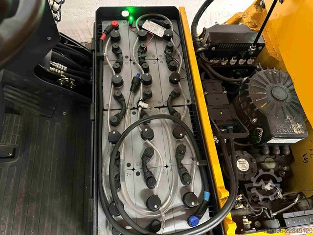 Electric 3-wheel forklift Jungheinrich EFG 110 - TRIPLEX 5,5 m