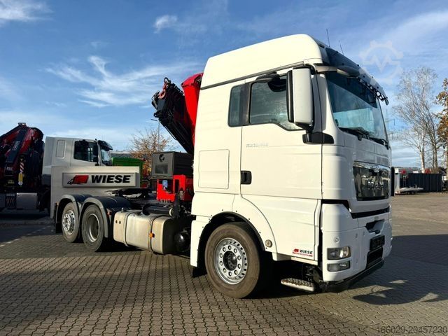 Schwerlast LKW/SZM MAN TGX 26.440 6x2 mit HMF 3000-K5 Kran Top Zustand