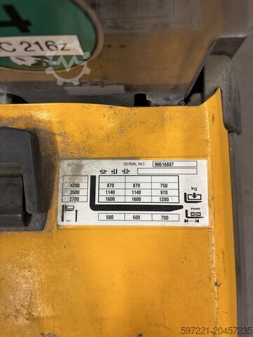 Pallet Stackers Jungheinrich EJC 216z Triplex Initalhub RES//LS//BIS//25.11.2025