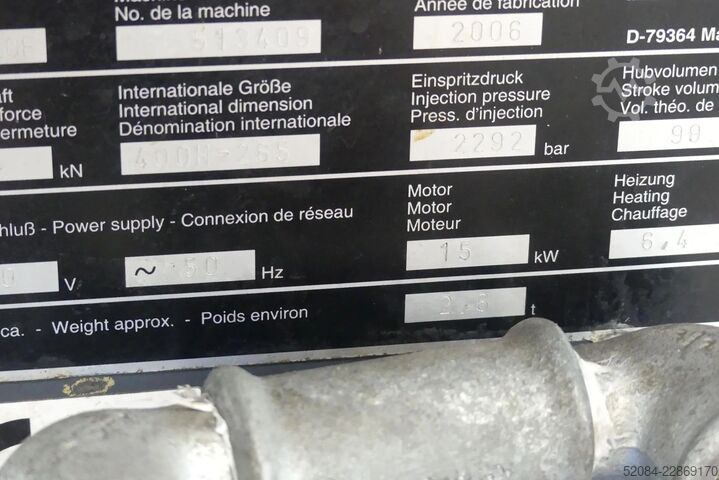 FERROMATIK MILACRON K-TEC 40 FERROMATIK MILACRON K-TEC 40