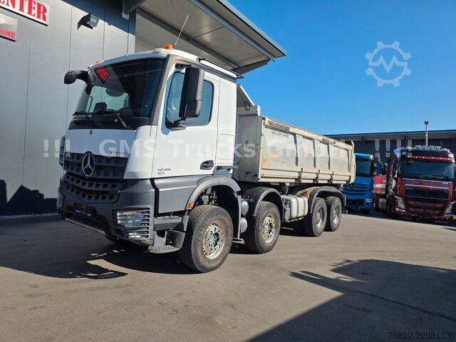Kipper LKW MERCEDES-BENZ Arocs 4145 / 8X4 / AHK / Meiller BORDMATIK