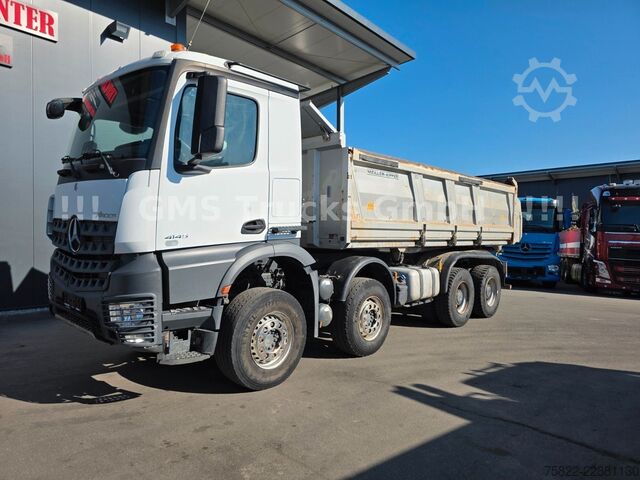 Kipper LKW MERCEDES-BENZ Arocs 4145 / 8X4 / AHK / Meiller BORDMATIK
