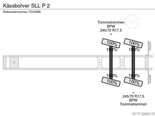 Semi-Tieflader Kässbohrer SLL P 2