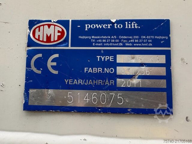 Kranwagen Iveco Eurocargo 120E22 + HMF 1075 K3 + EURO 5 + EURO ...