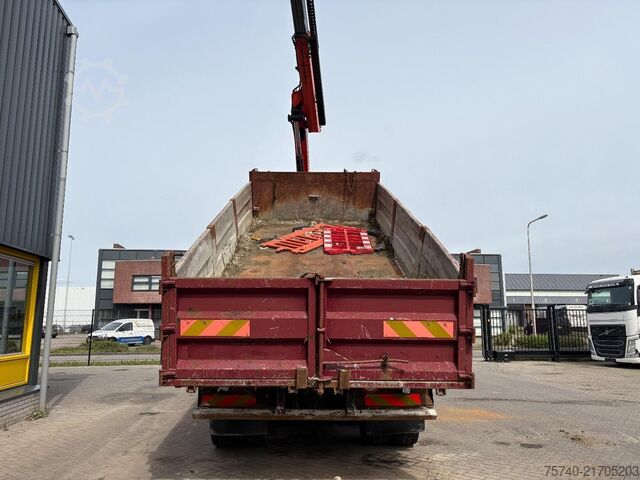 Crane MAN TGA 33.390 + 6x4 + PK15002 + TIPPER + MANUAL + ...