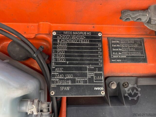 Standard tractor Iveco Stralis 460 + 6X2 + EURO 6 + PERFECT TRUCK