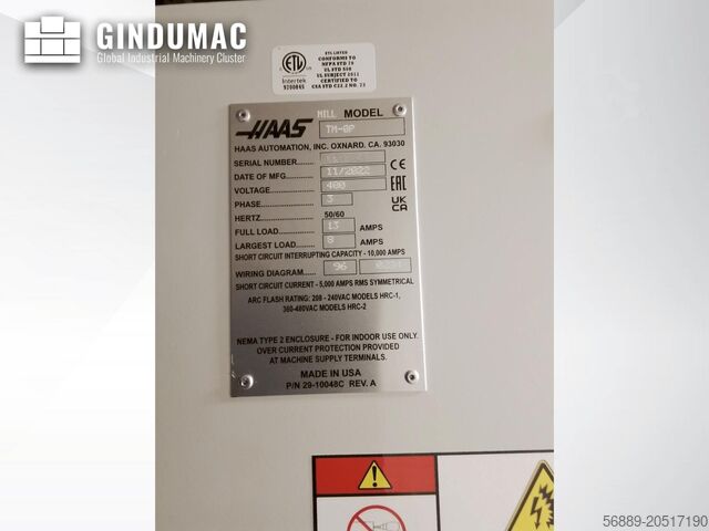 VERTIKALES BEARBEITUNGSZENTRUM HAAS TM-0P