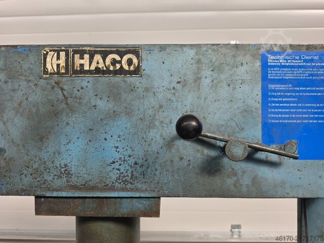 Workshop press Haco 40 ton