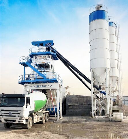 Sabit beton karıştırma tesisi FABO Sabit Beton Santralleri COMPACT-120 Sabit Beton Santrali