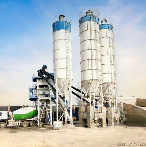 Sabit beton karıştırma tesisi FABO Sabit Beton Santralleri COMPACT-120 Sabit Beton Santrali