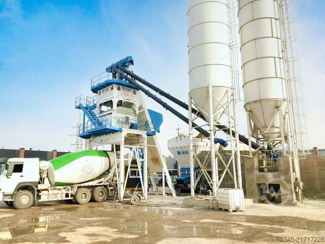 Sabit beton karıştırma tesisi FABO Sabit Beton Santralleri COMPACT-120 Sabit Beton Santrali