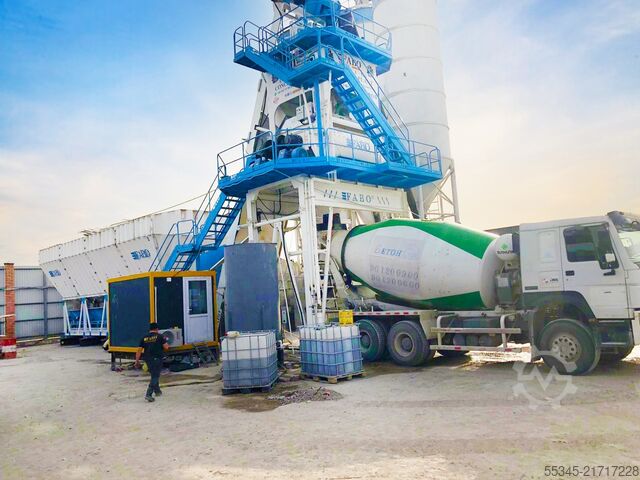 Sabit beton karıştırma tesisi FABO Sabit Beton Santralleri COMPACT-120 Sabit Beton Santrali
