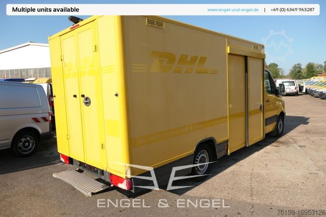 Box van mercedes-benz SPRINTER 310 CDI MAXI EURO-5 KOFFER REGALE KAMERA DURCHGANG