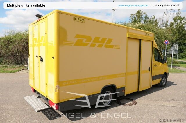 Box van mercedes-benz SPRINTER 310 CDI MAXI EURO-5 KOFFER REGALE KAMERA DURCHGANG