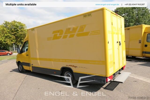 Box van mercedes-benz SPRINTER 310 CDI MAXI EURO-5 KOFFER REGALE KAMERA DURCHGANG