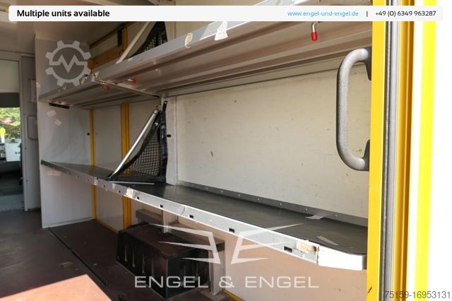 Box van mercedes-benz SPRINTER 310 CDI MAXI EURO-5 KOFFER REGALE KAMERA DURCHGANG