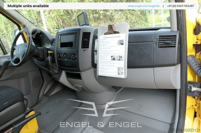 Box van mercedes-benz SPRINTER 310 CDI MAXI EURO-5 KOFFER REGALE KAMERA DURCHGANG