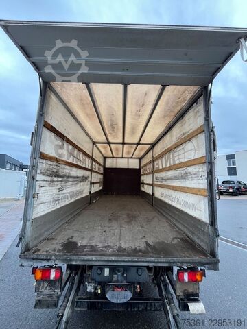 Flatbed truck with tarp MERCEDES-BENZ Atego 1222 Pritsche & Plane mit LBW AHK Schalter