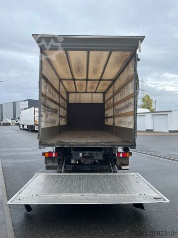 Flatbed truck with tarp MERCEDES-BENZ Atego 1222 Pritsche & Plane mit LBW AHK Schalter