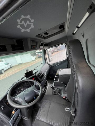 Flatbed truck with tarp MERCEDES-BENZ Atego 1222 Pritsche & Plane mit LBW AHK Schalter