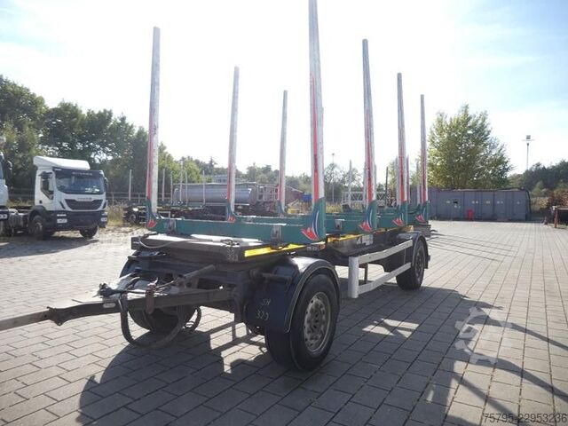 Holztransport Anhänger  Kurzholzanhänger P020 Spezialanhänger