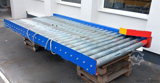 Driven industrial roller track, pallet Kraus RBA 89 1400x3000mm