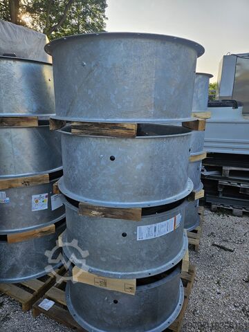 High Pressure Axial Tube Fan Nuaire SC1000LC4KGX-0JM6 32000m3/h 420pa 1000mm  7,5kw