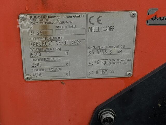 Loader Kubota R065W