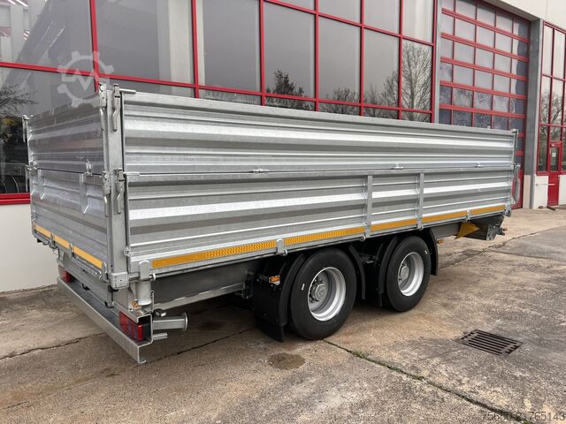 Tipper trailer Möslein TTD 19 AB  19 t Tandemkipper Tieflader, Breitbereifung Aufsatzbordwänden-- Neufahrzeug --