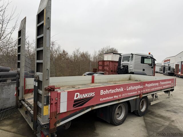 Low loader trailer  tt  19 t Tandemtieflader