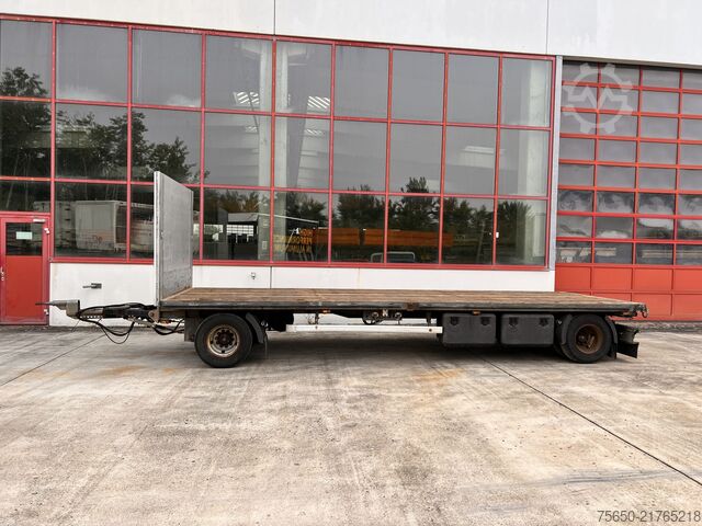 Low loader trailer Ackermann PA-F 18/7.4E  2 Achs Jumboanhänger Mega