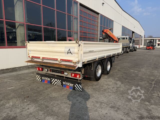 Three-way tipper trailer  TK  14 t Tandemkipper- Tieflader