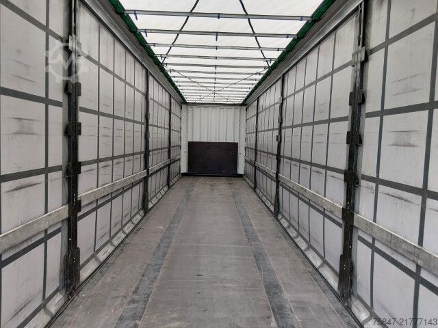 Auflieger mit Pritsche & Plane Krone SDP 27 eLG50-CS MEGA Liftachse Duomatic