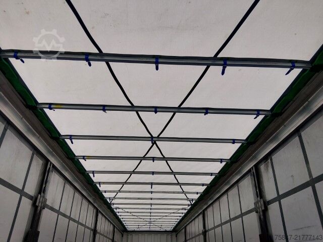 Auflieger mit Pritsche & Plane Krone SDP 27 eLG50-CS MEGA Liftachse Duomatic