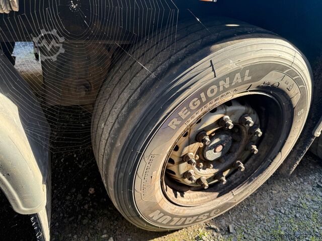 Open semitrailer KRONE Plattform Auflieger Pritsche 3 Achse